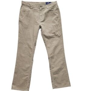 Vineyard Vines Corduroy Pants Mens 35x32 Tan Straight‎ Leg Casual Chinos